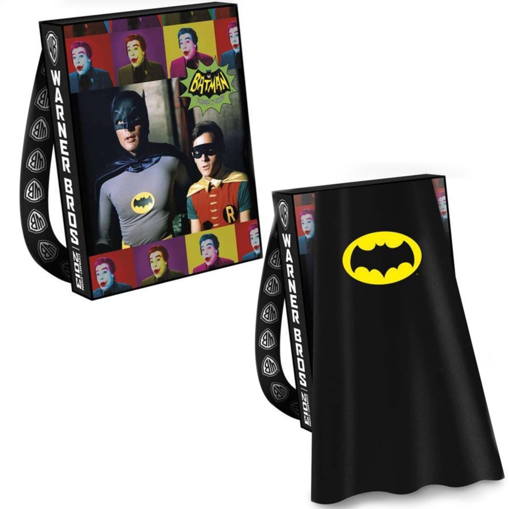 2013 San Diego Comic Con Batman Robin & Joker Backpack/ Totebag with Cape